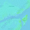 Топографическая карта 吉胆岛渔村, высота, рельеф