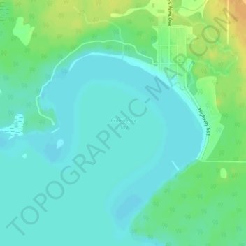 Топографическая карта Providence Bay, высота, рельеф