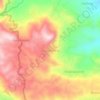 Топографическая карта Sagalaherang, высота, рельеф