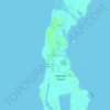 Топографическая карта Tilghman Island, высота, рельеф