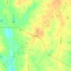 Топографическая карта Hartsfield, высота, рельеф