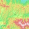 Топографическая карта Taibai, высота, рельеф
