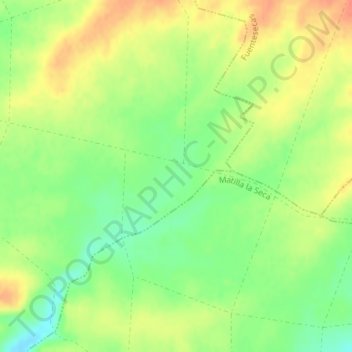 Топографическая карта Tarraso, высота, рельеф