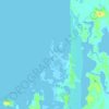 Топографическая карта Tuktoyaktuk, высота, рельеф