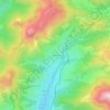 Топографическая карта Les Chazes, высота, рельеф