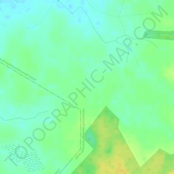 Топографическая карта Волоколамское, высота, рельеф