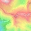 Топографическая карта Ассара, высота, рельеф