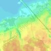 Топографическая карта Селиверстово, высота, рельеф