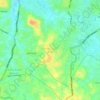 Топографическая карта Kenali Asam Atas, высота, рельеф