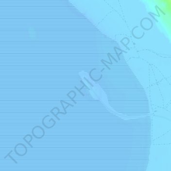 Топографическая карта Озеро Эльтон, высота, рельеф