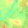 Топографическая карта Пигилинская, высота, рельеф
