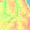 Топографическая карта Асуан, высота, рельеф