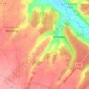 Топографическая карта La Verdrie, высота, рельеф