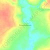 Топографическая карта Большегнеушево, высота, рельеф