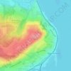 Топографическая карта Увек, высота, рельеф