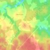 Топографическая карта Корнево, высота, рельеф