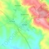 Топографическая карта Баковцы, высота, рельеф