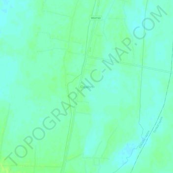 Топографическая карта Окалтын, высота, рельеф