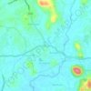 Топографическая карта Pokunuwita, высота, рельеф