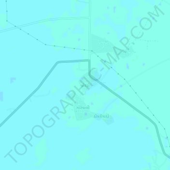 Топографическая карта Dhordo, высота, рельеф