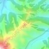Топографическая карта Куян, высота, рельеф