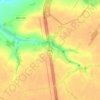 Топографическая карта Дворики, высота, рельеф