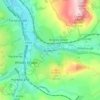 Топографическая карта Buxworth, высота, рельеф