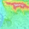 Топографическая карта Predazzi, высота, рельеф