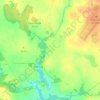 Топографическая карта Листопадовка, высота, рельеф