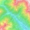 Топографическая карта Forgnengo, высота, рельеф