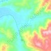 Топографическая карта Kalkan, высота, рельеф