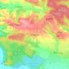 Топографическая карта Озерское, высота, рельеф