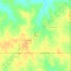 Топографическая карта Voorhies, высота, рельеф