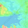 Топографическая карта Galway, высота, рельеф
