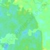 Топографическая карта Лученка, высота, рельеф