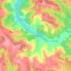 Топографическая карта Малый Букрин, высота, рельеф