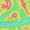 Топографическая карта Сорочинская, высота, рельеф