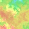 Топографическая карта Сомино, высота, рельеф