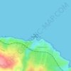 Топографическая карта Punta Castelluccio, высота, рельеф