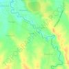 Топографическая карта Punggur, высота, рельеф