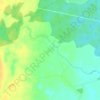 Топографическая карта Гаглово, высота, рельеф