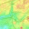 Топографическая карта Le Marais, высота, рельеф