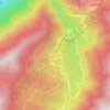 Топографическая карта Delgon, высота, рельеф