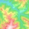Топографическая карта Alienes, высота, рельеф