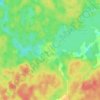 Топографическая карта Миробудицы, высота, рельеф