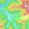 Топографическая карта La Combe, высота, рельеф