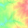 Топографическая карта Cahone, высота, рельеф