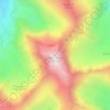 Топографическая карта Восточный, высота, рельеф