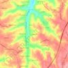 Топографическая карта Outeirada, высота, рельеф