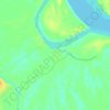 Топографическая карта Юрты, высота, рельеф